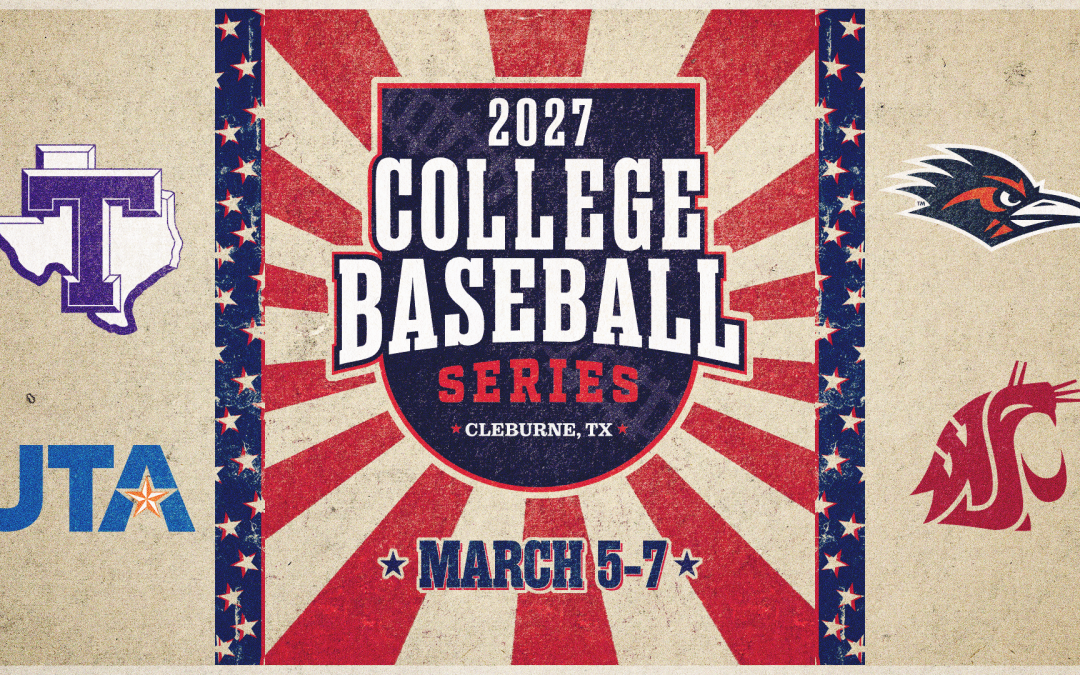 REV Entertainment Announces 2027 Cleburne College Baseball Series Field