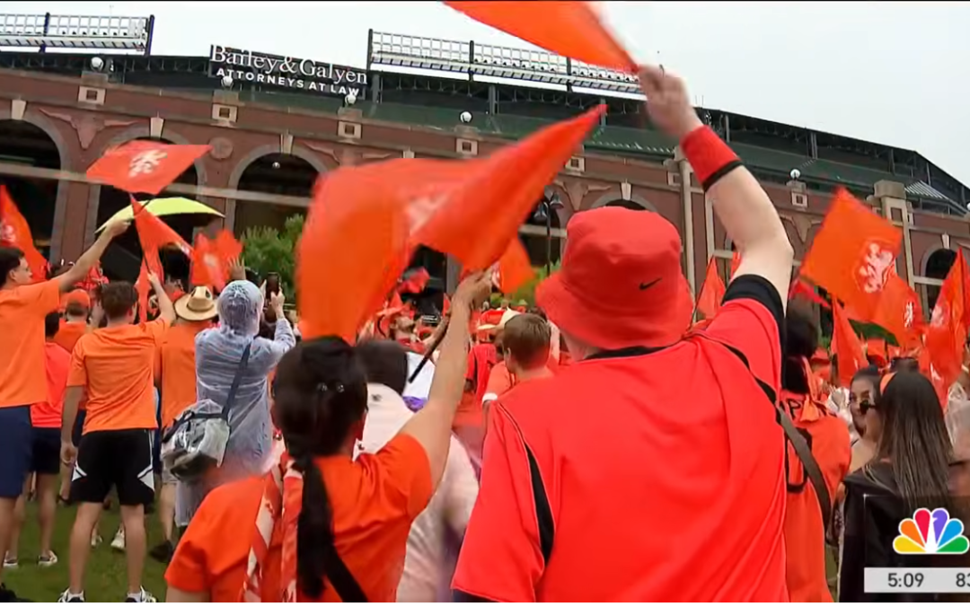 ‘Orange Fanwalk’ takes over Arlington for Netherlands & Japan match